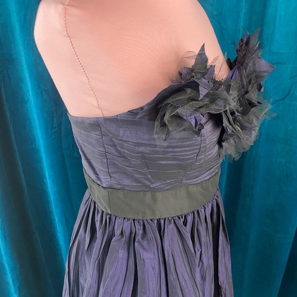 Maggy London Strapless Ruffle Cocktail Dress - Picture 7 of 13